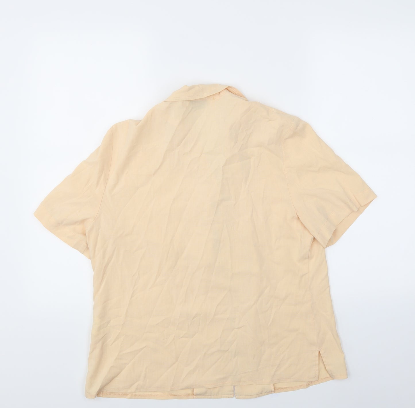 Alexon Womens Beige   Basic Button-Up Size 14