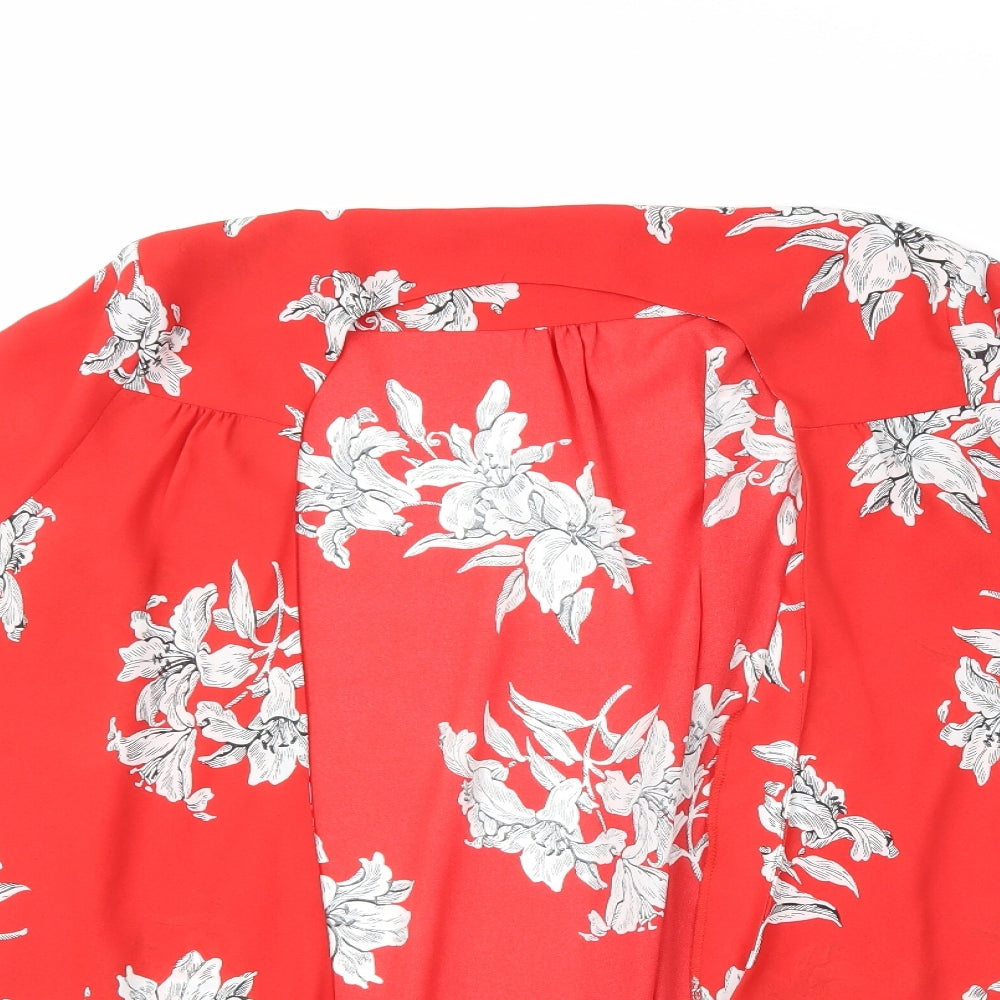 George Womens Multicoloured Floral  Cape Jumper Size 16