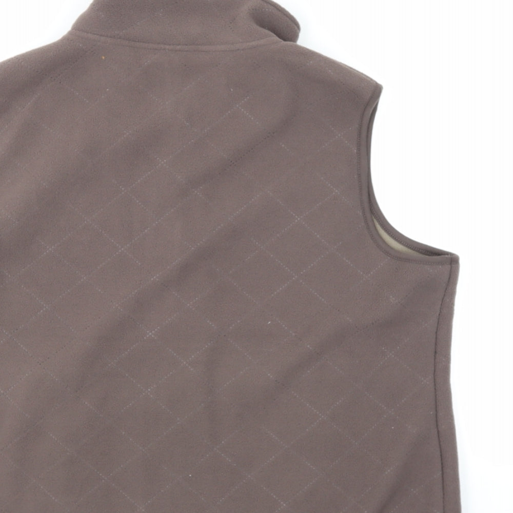 Bm Casual Womens Brown   Quilted Waistcoat Size M