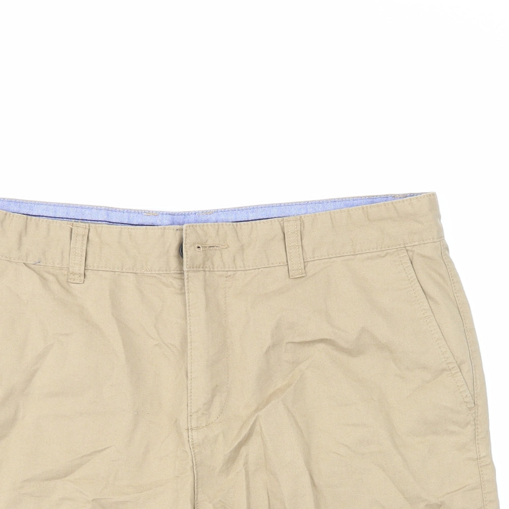 Bershka Mens Beige   Chino Shorts Size 32 in