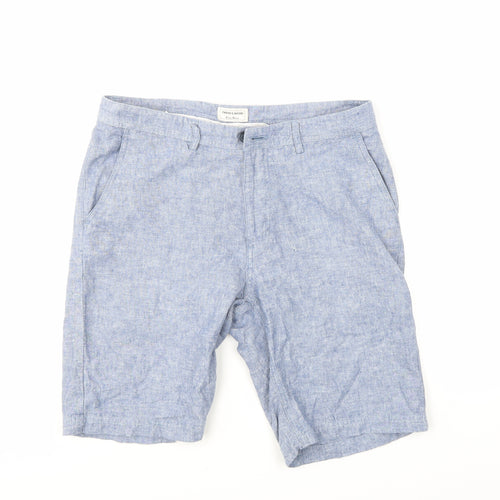 SWEAR & MASON Mens Blue   Cargo Shorts Size 32 in