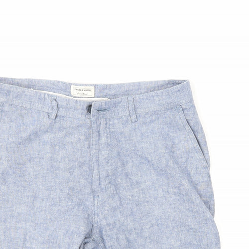 SWEAR & MASON Mens Blue   Cargo Shorts Size 32 in