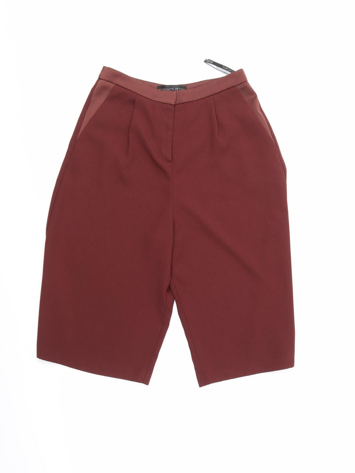 Top Shop Womens Red Mom Shorts Size 8