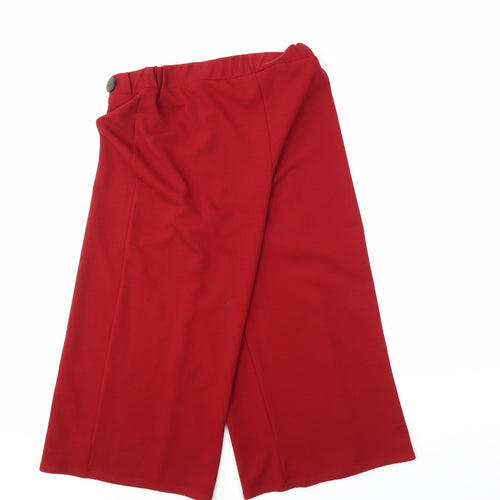 George Womens Red   Cropped Trousers Size 30 in L20 in