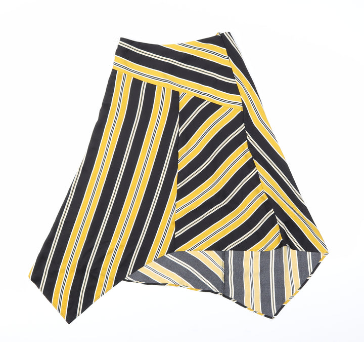 F&F Womens Multicoloured Geometric  A-Line Skirt Size 6
