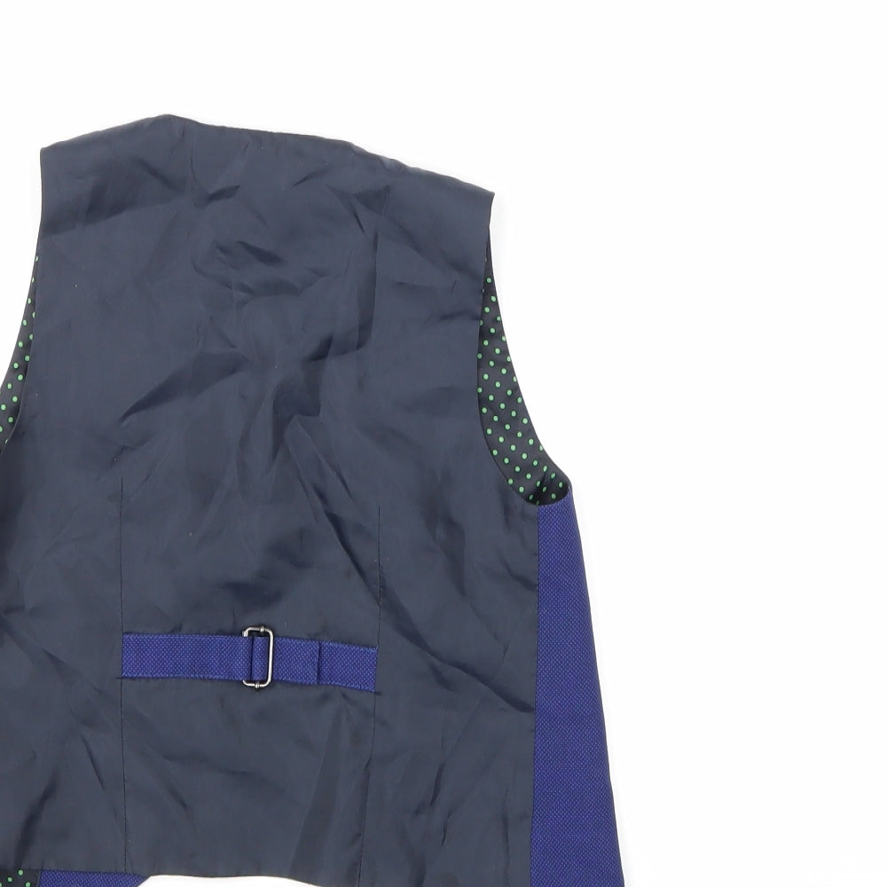 NEXT Boys Blue   Basic Jacket Waistcoat Size 3-4 Years