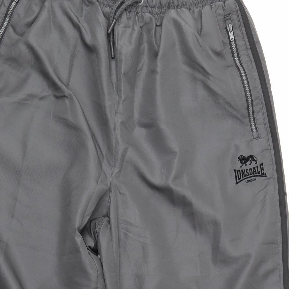 Lonsdale Mens Grey   Bermuda Shorts Size L