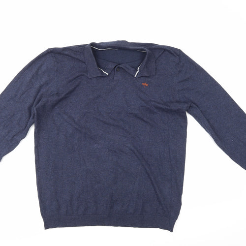 Easy Mens Blue   Pullover Jumper Size L