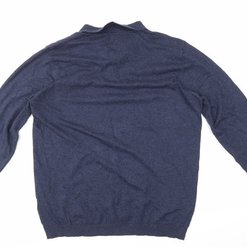 Easy Mens Blue   Pullover Jumper Size L