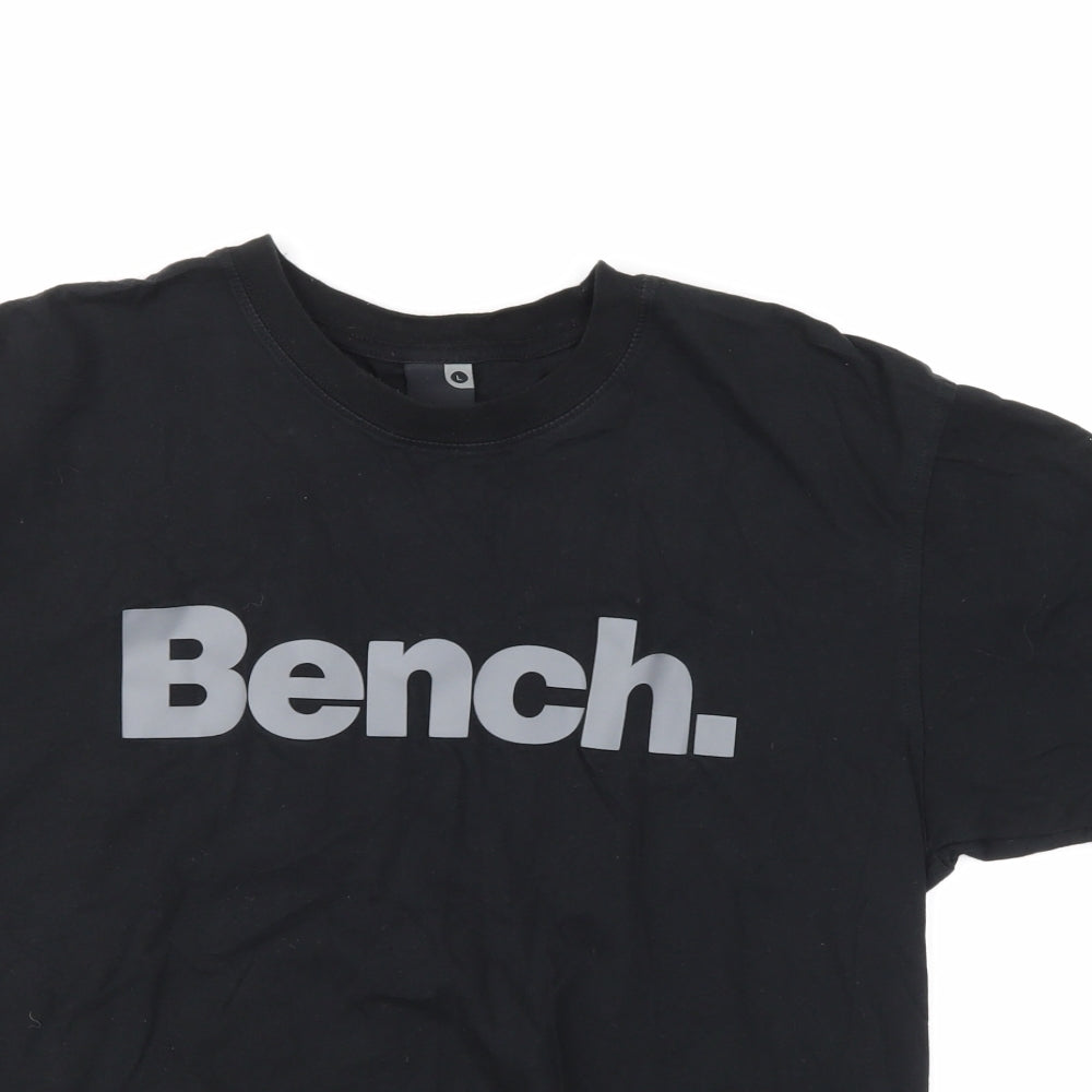 Bench Mens Black    T-Shirt Size L