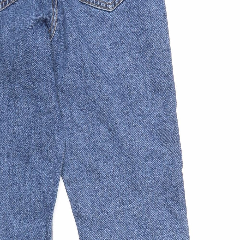 Denim & Co. Womens Blue  Denim Straight Jeans Size 6 L26 in