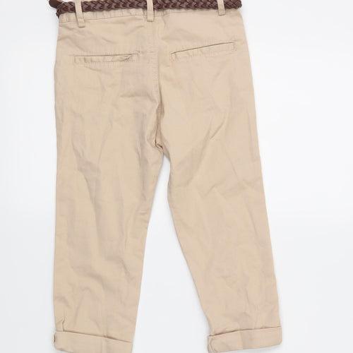 Mothercare Girls Beige   Cargo Trousers Size 3-4 Years