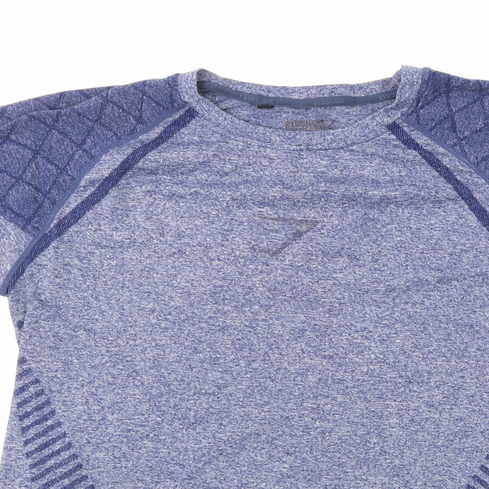 Gymshark Womens Blue   Basic T-Shirt