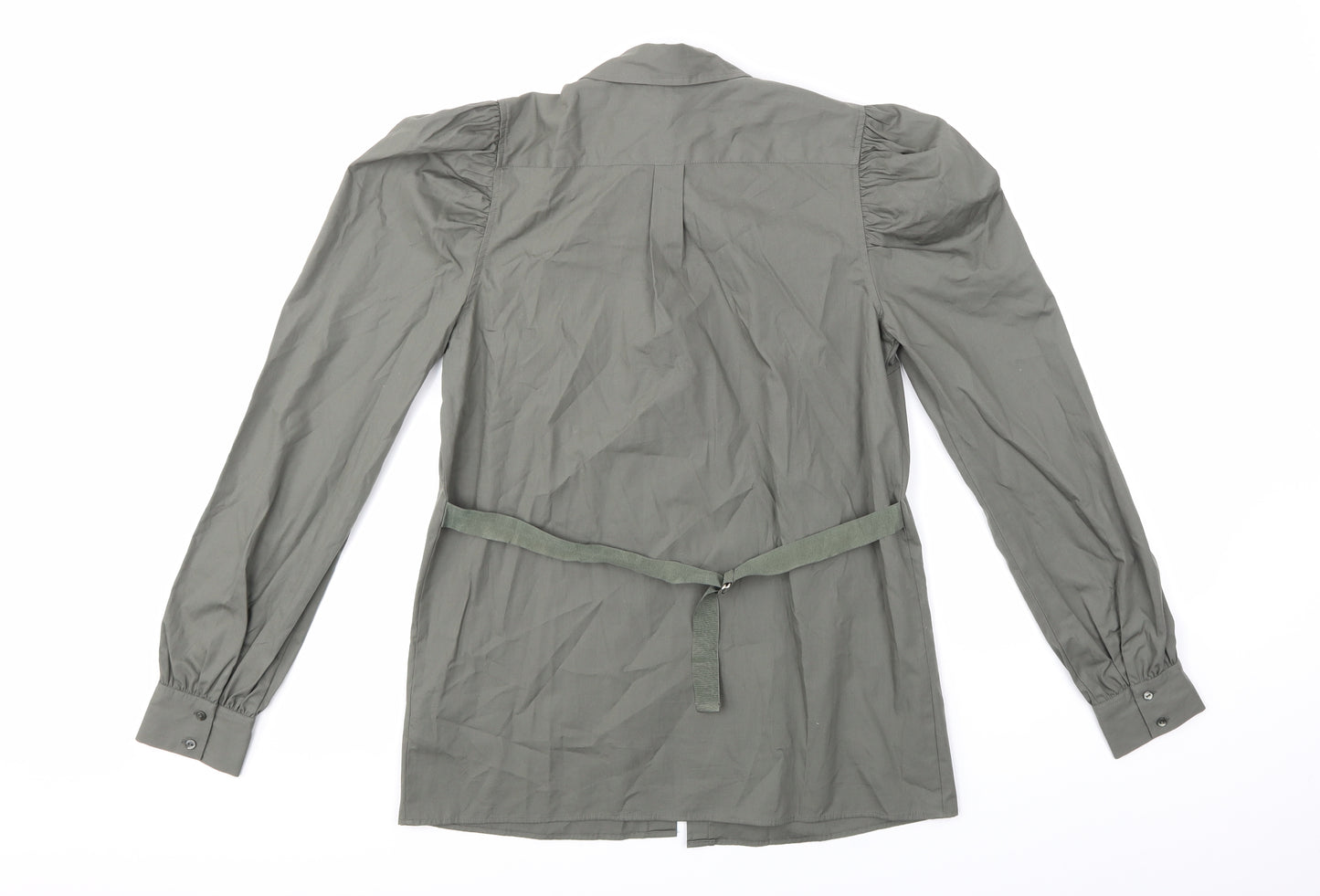 NEXT Womens Green   Basic Button-Up Size 8