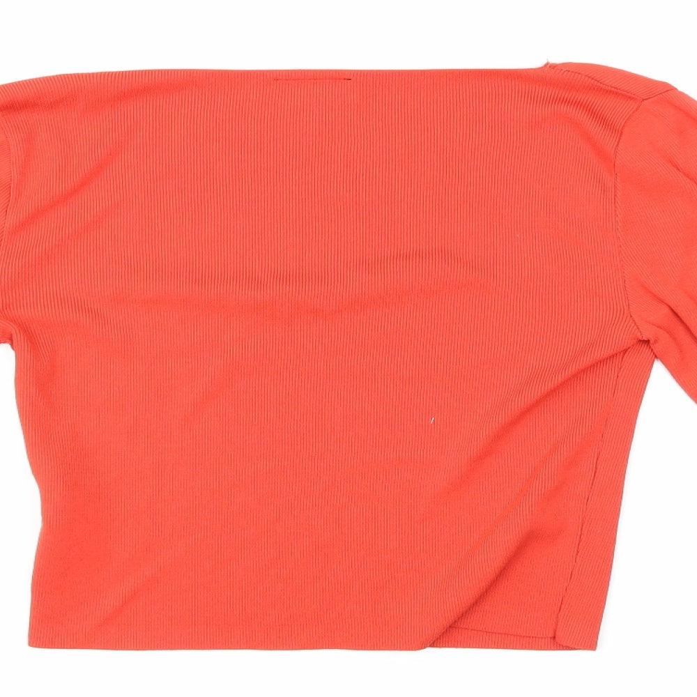 Topshop Womens Orange   Pullover Jumper Size 12