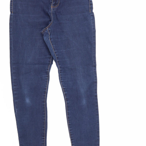 Denim & Co. Womens Blue   Straight Jeans Size 10 L25 in