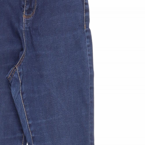 Denim & Co. Womens Blue   Straight Jeans Size 10 L25 in