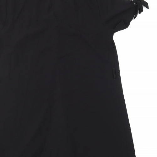Papaya Womens Black   T-Shirt Dress  Size 10
