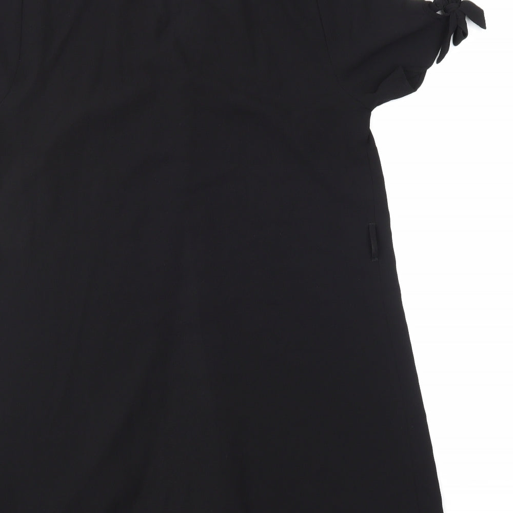 Papaya Womens Black   T-Shirt Dress  Size 10