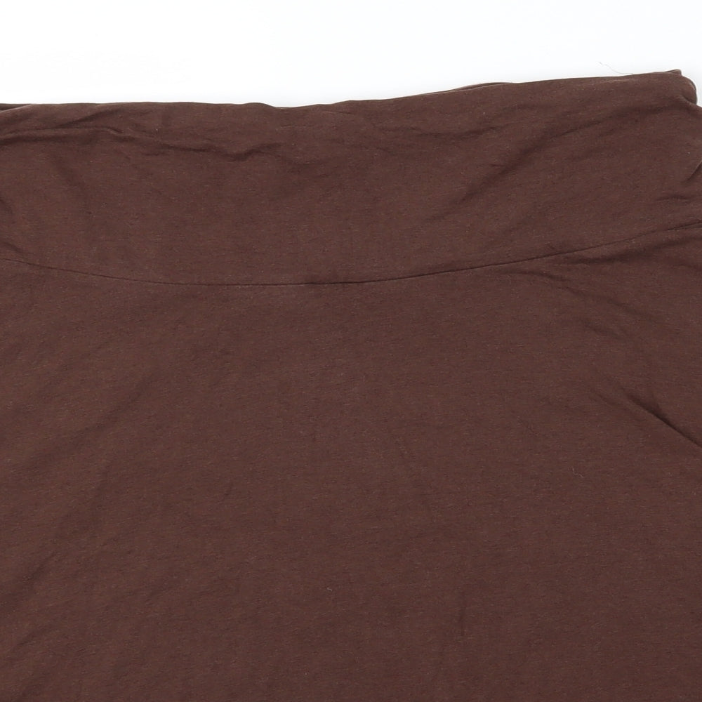 Gap Body Womens Brown   A-Line Skirt Size M
