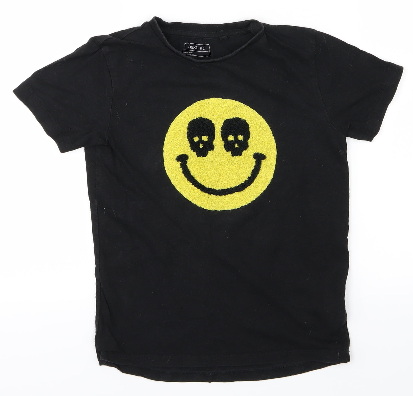 NEXT Mens Black    T-Shirt Size 7XL  - Smiley face
