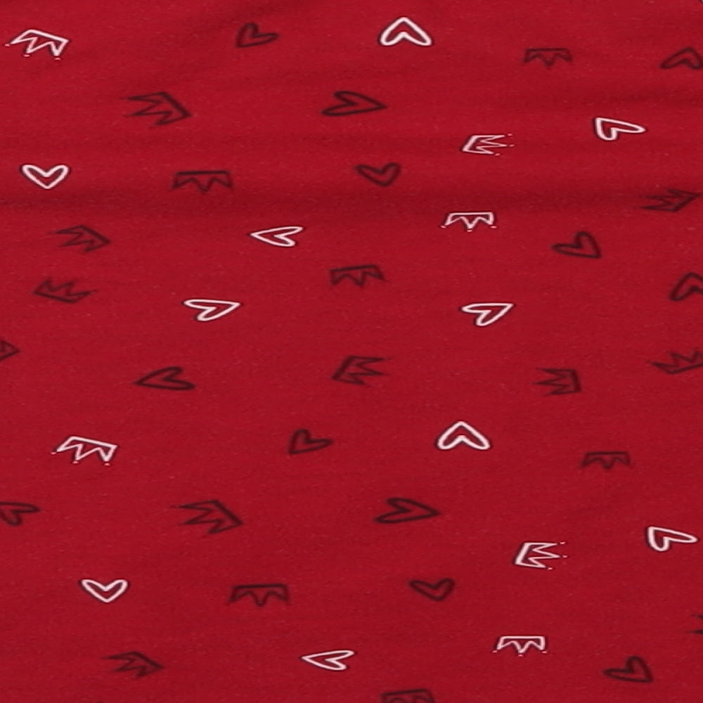 Matalan Boys Red   Basic T-Shirt Size 12-18 Months  - Crowns