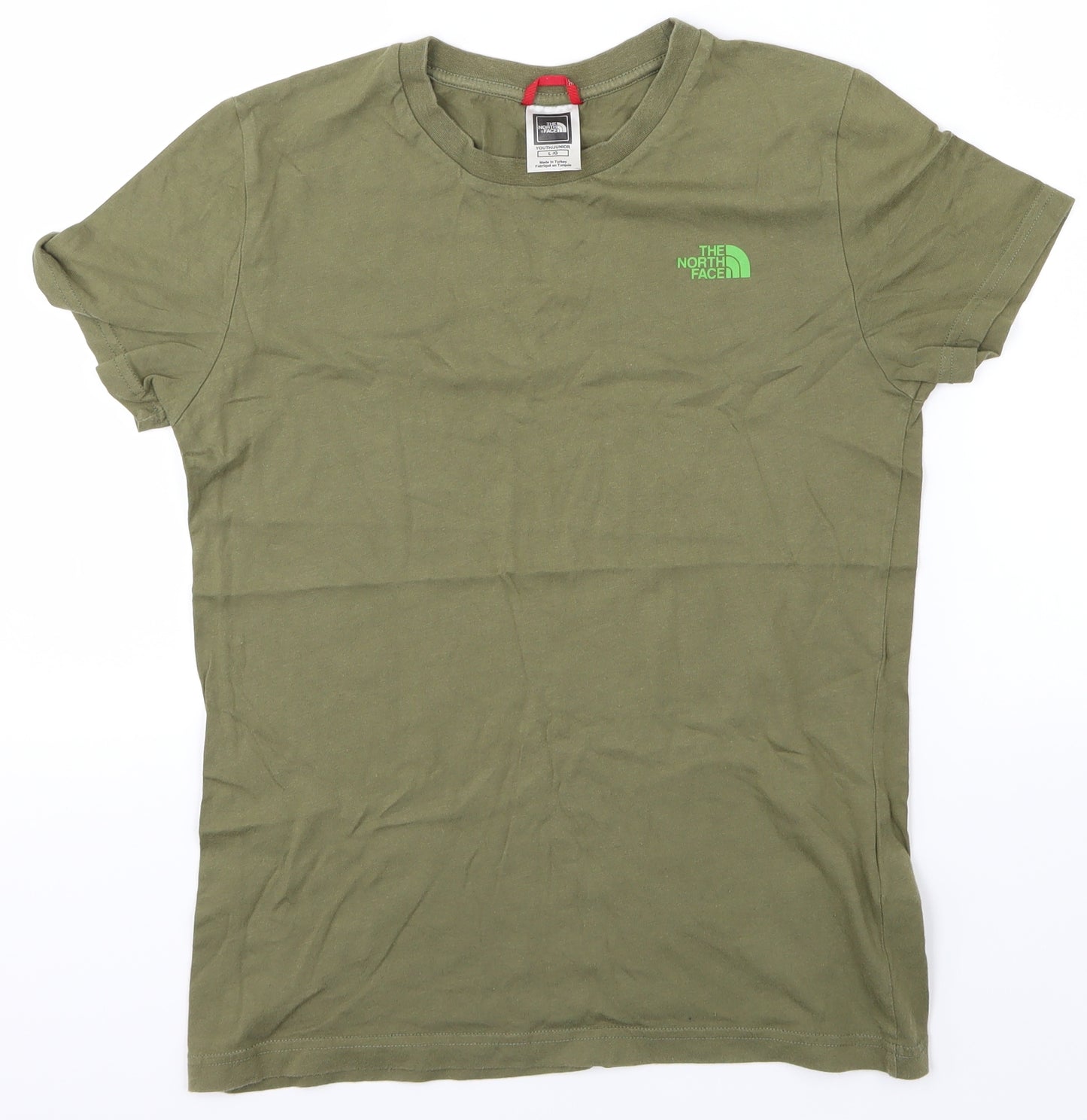 The North Face Boys Green   Basic T-Shirt Size L