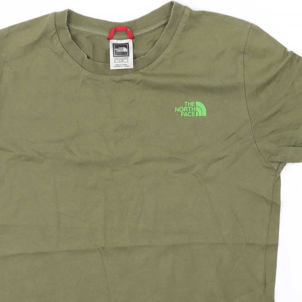 The North Face Boys Green   Basic T-Shirt Size L