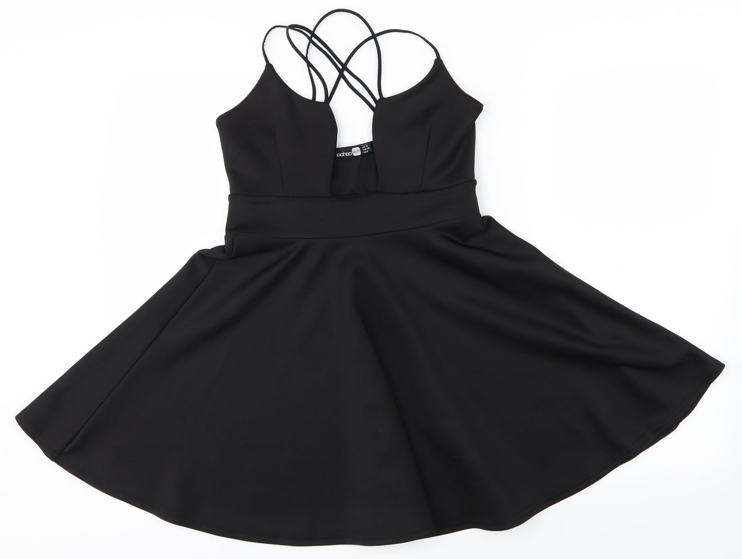 Boohoo Womens Black   A-Line  Size 10