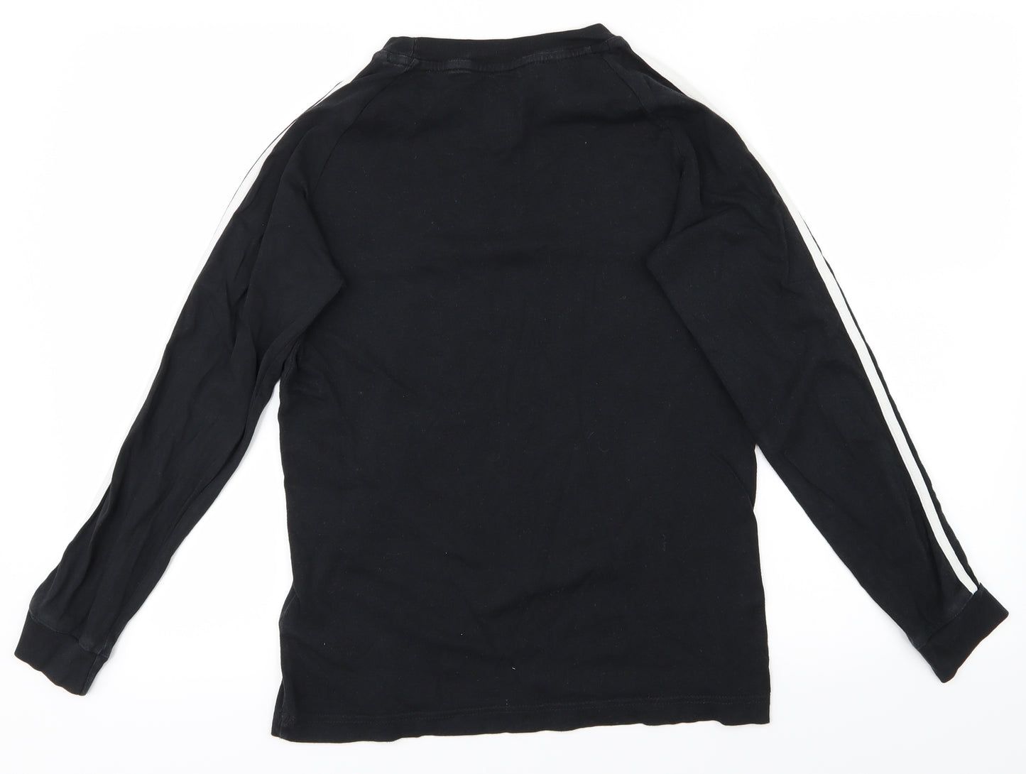 Addidas Boys Black   Basic T-Shirt Size 12-13 Years