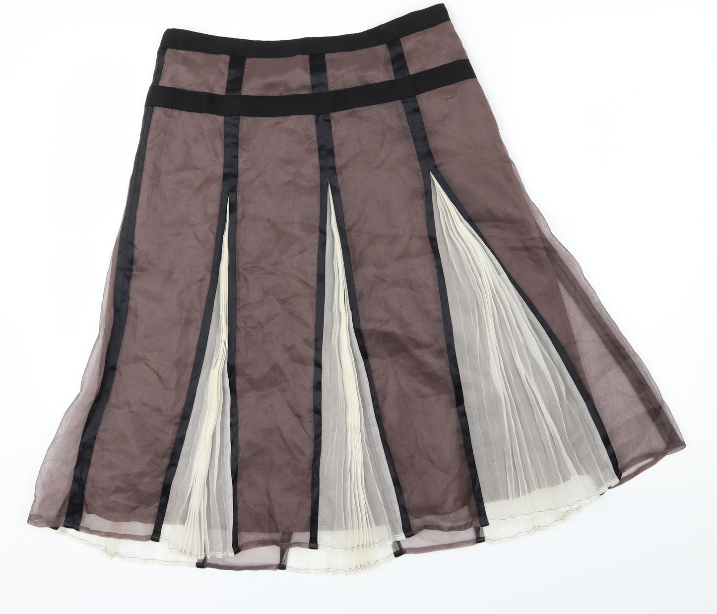 Principles Womens Brown   A-Line Skirt Size 10