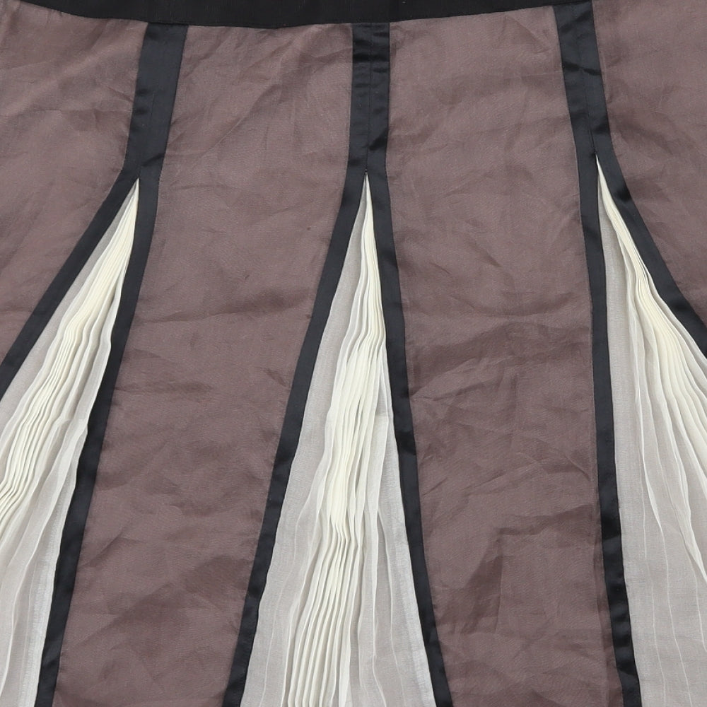 Principles Womens Brown   A-Line Skirt Size 10