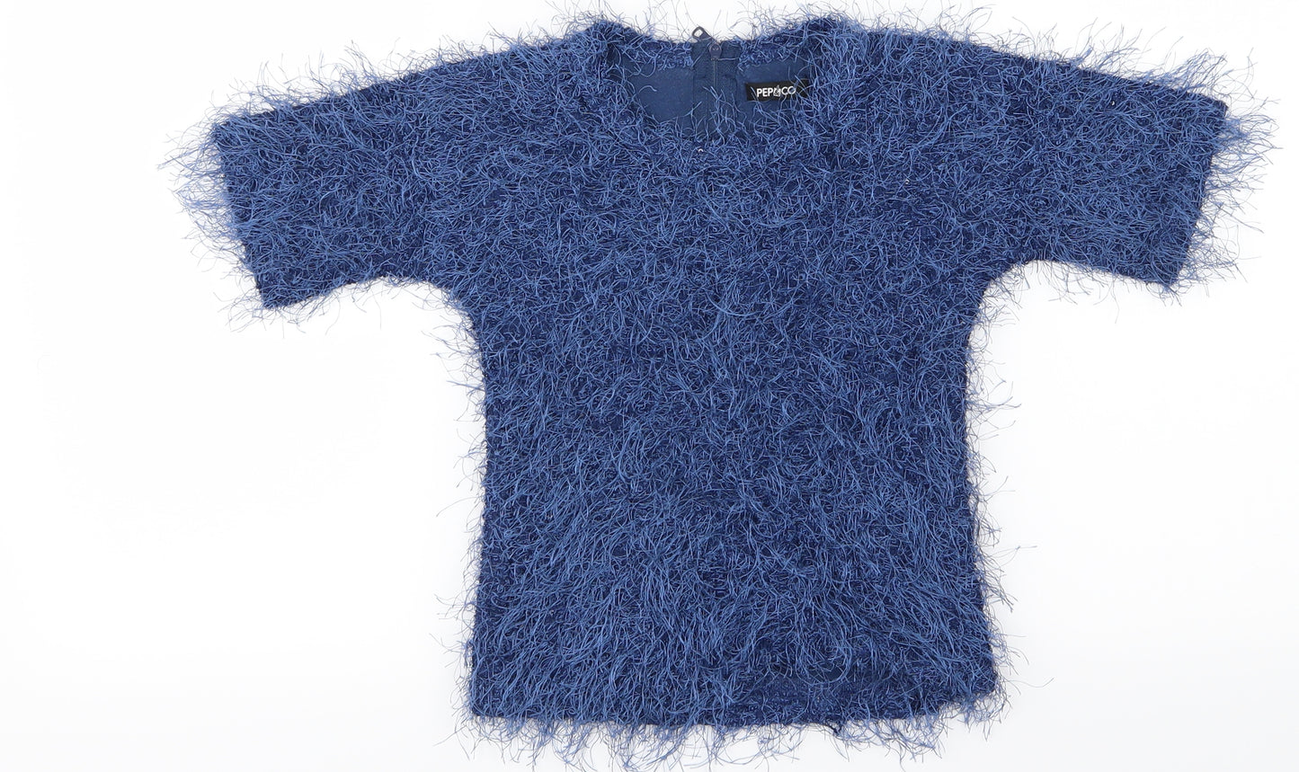 Pep&Co Girls Blue   Pullover Jumper Size 5-6 Years