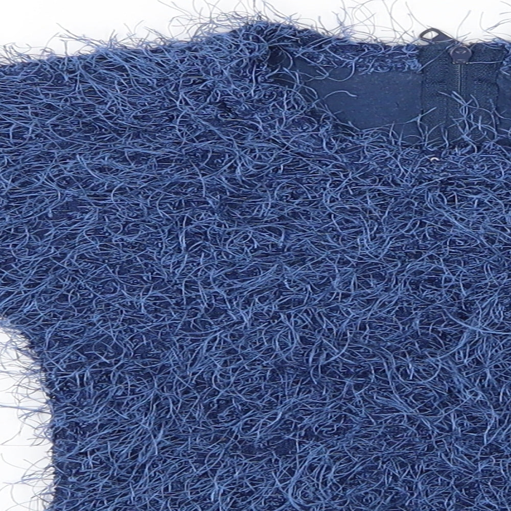 Pep&Co Girls Blue   Pullover Jumper Size 5-6 Years