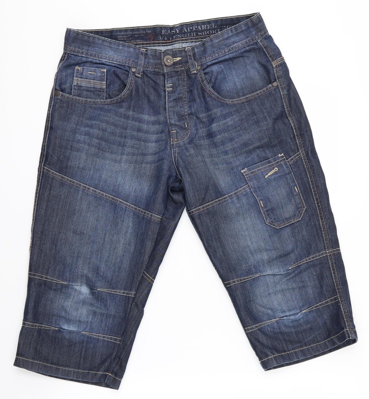 Matalan Mens Blue   Cargo Shorts Size 30