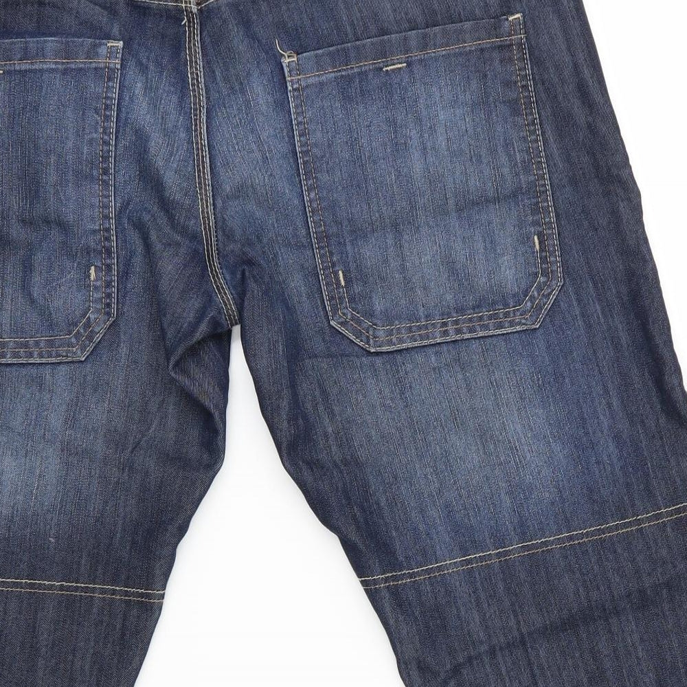 Matalan Mens Blue   Cargo Shorts Size 30