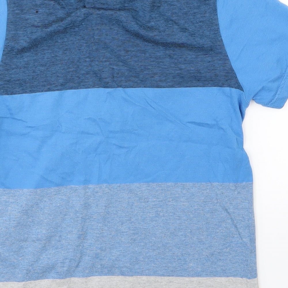 NEXT Boys Blue Striped  Basic Polo Size 10 Years
