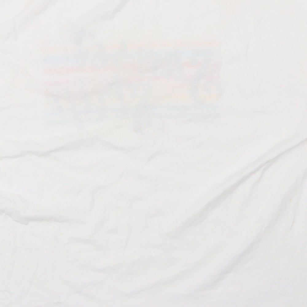 Papaya Womens White   Basic T-Shirt Size 20  - Sunset Strip