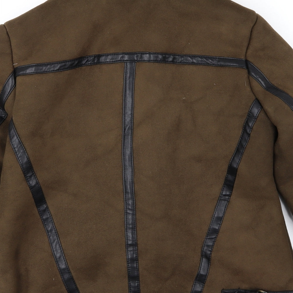 Michael Kors Mens Brown   Bomber Jacket Coat Size S