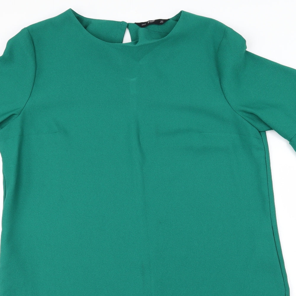 F&F Womens Green   A-Line  Size 14