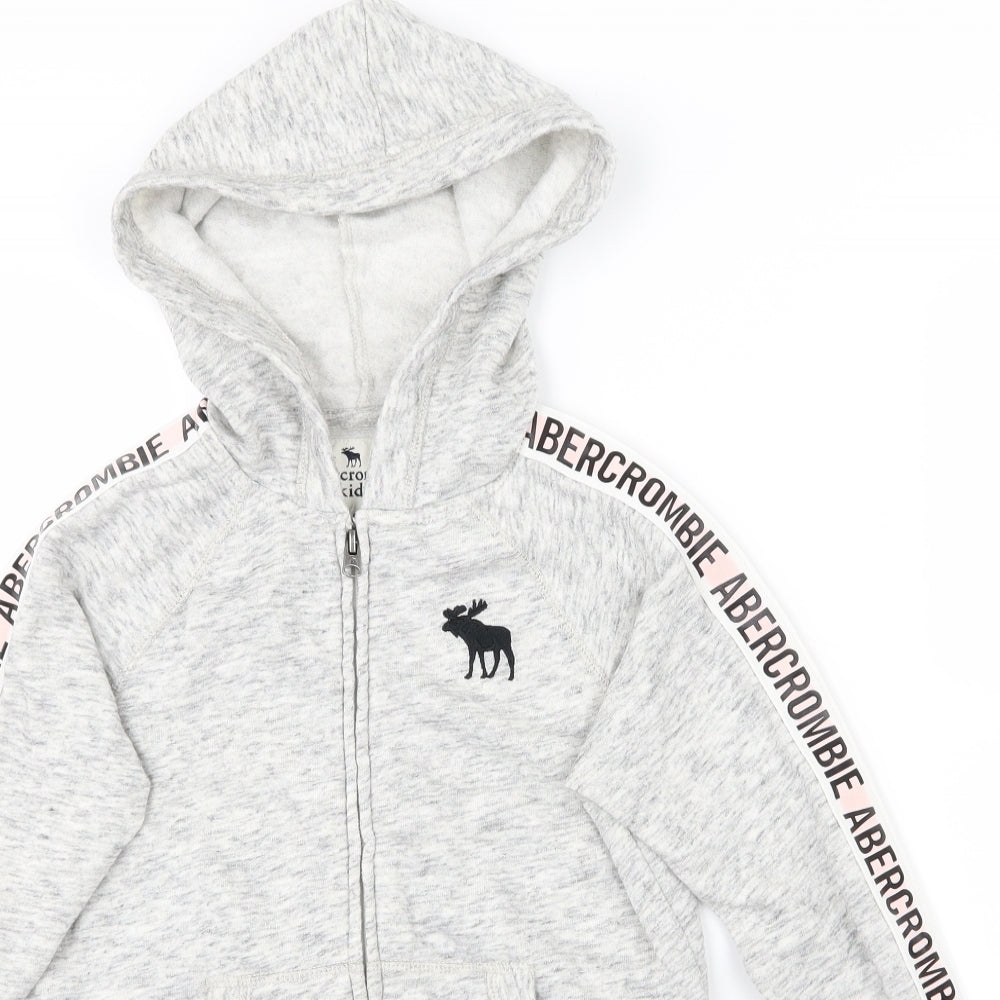 abercrombie kids Boys Grey   Basic Jacket Jacket Size 9-10 Years