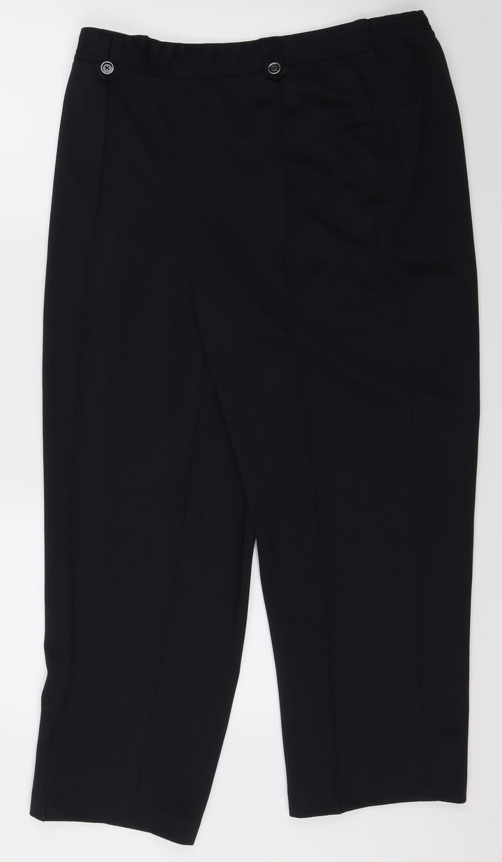 BM Womens Blue Dress Pants Trousers Size 16 L25 in