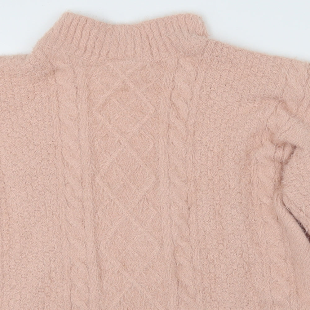 Peacocks Womens Pink   Pullover Jumper Size XL