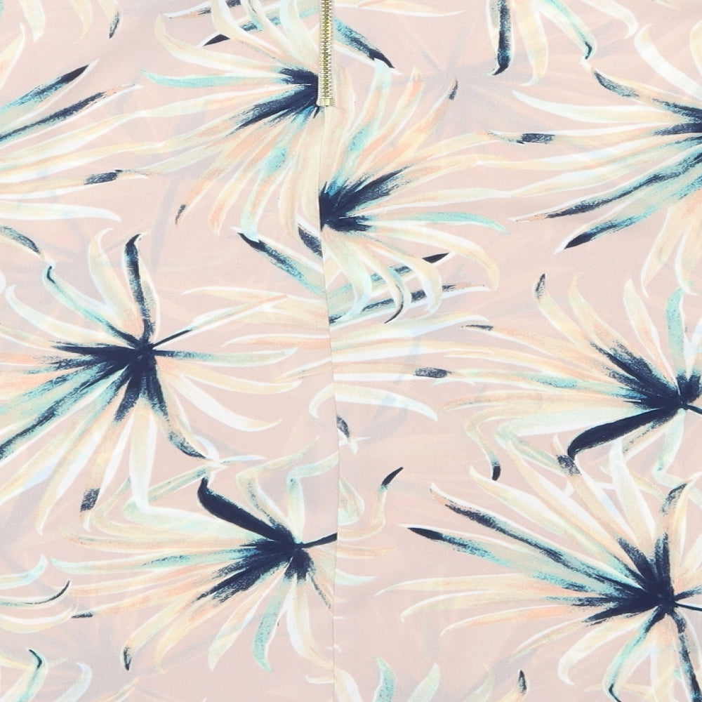 Atmosphere Womens Pink Floral  Basic Blouse Size 14