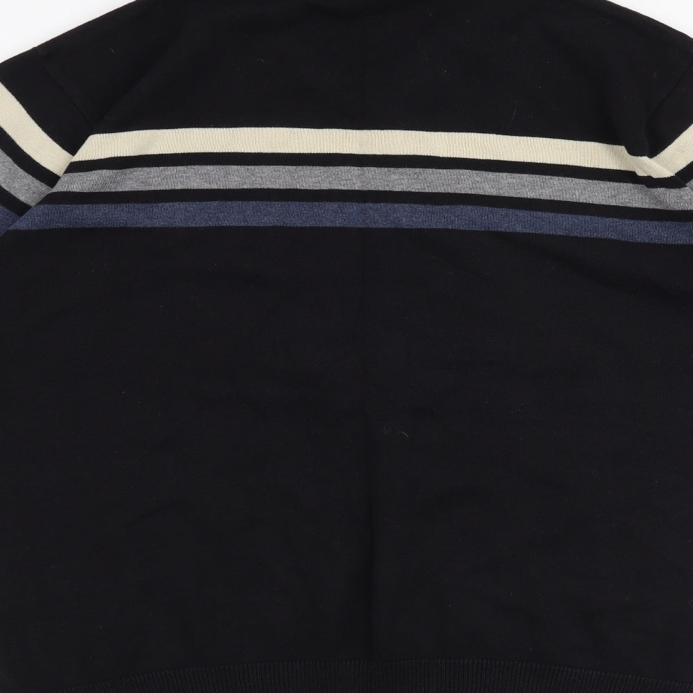 Thomas Nash Mens Black   Pullover Jumper Size M