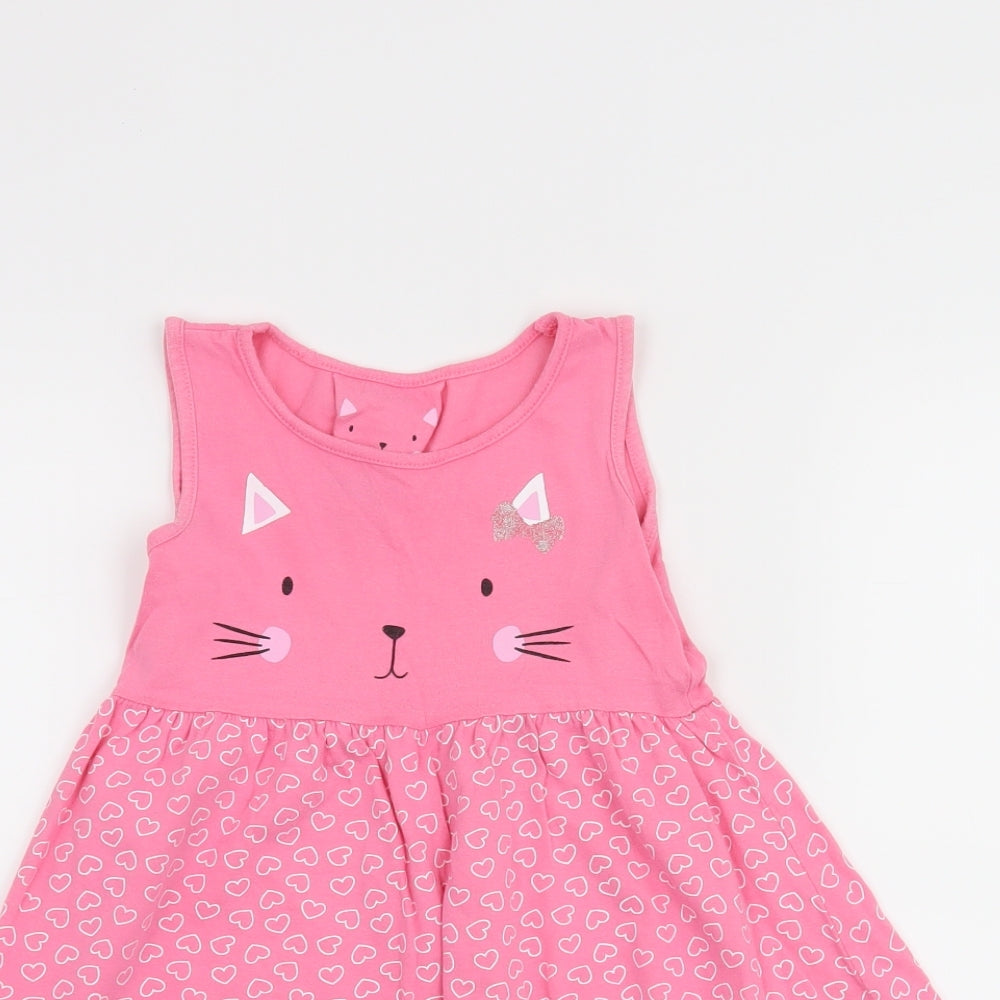 YD Girls Pink   A-Line  Size 3-4 Years