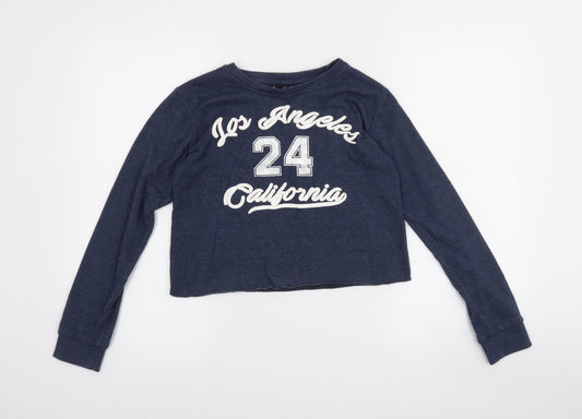Candy Couture Girls Blue   Pullover Jumper Size 11 Years