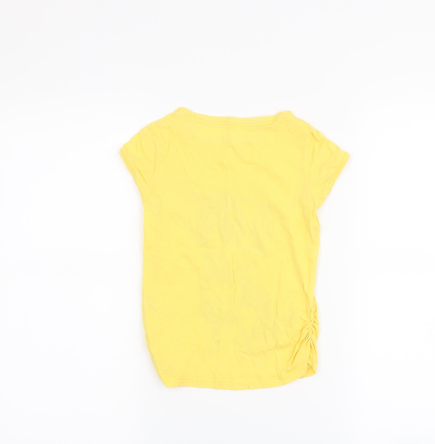 F&F Girls Yellow   Basic T-Shirt Size 5-6 Years