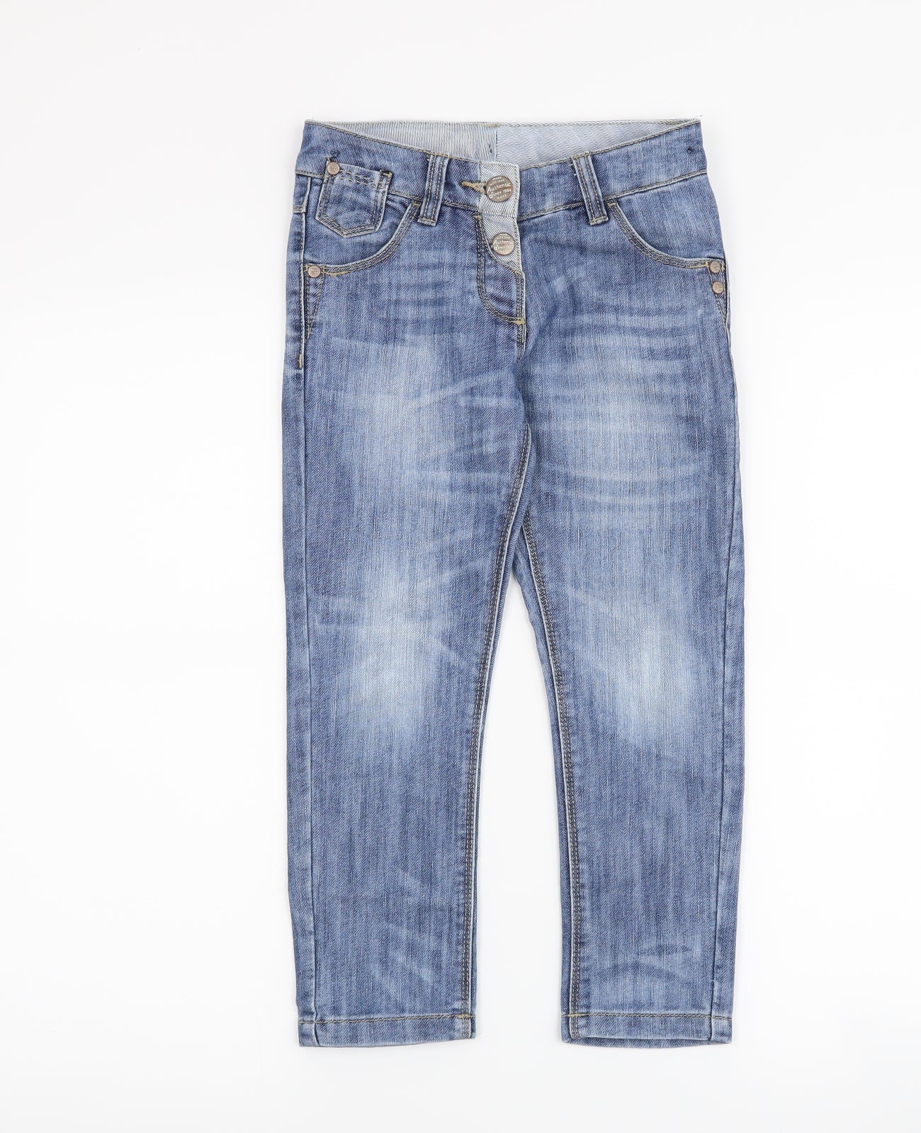 NEXT Boys Blue   Straight Jeans Size 6 Years