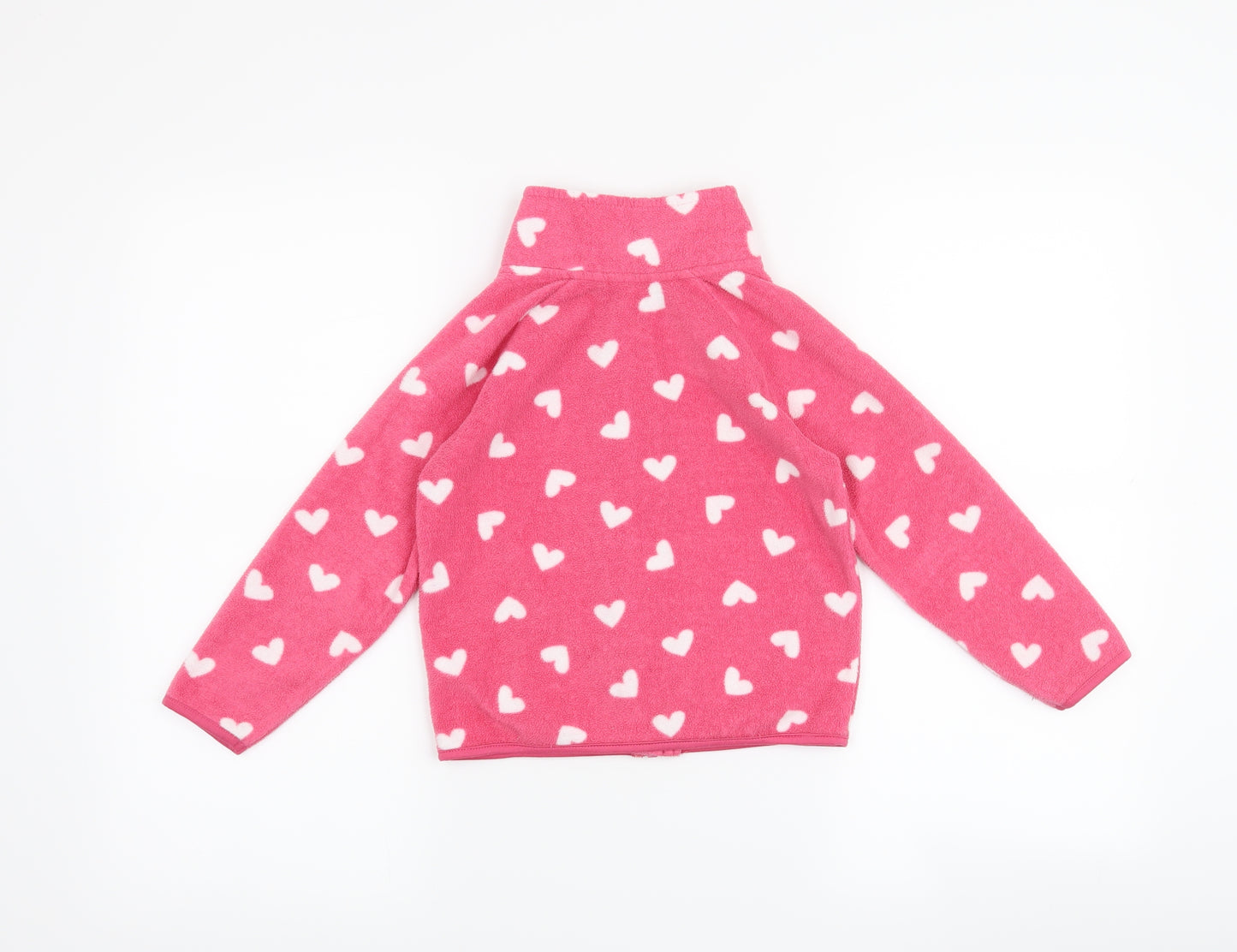 Primark Girls Pink   Full Zip Sweatshirt Size 4-5 Years